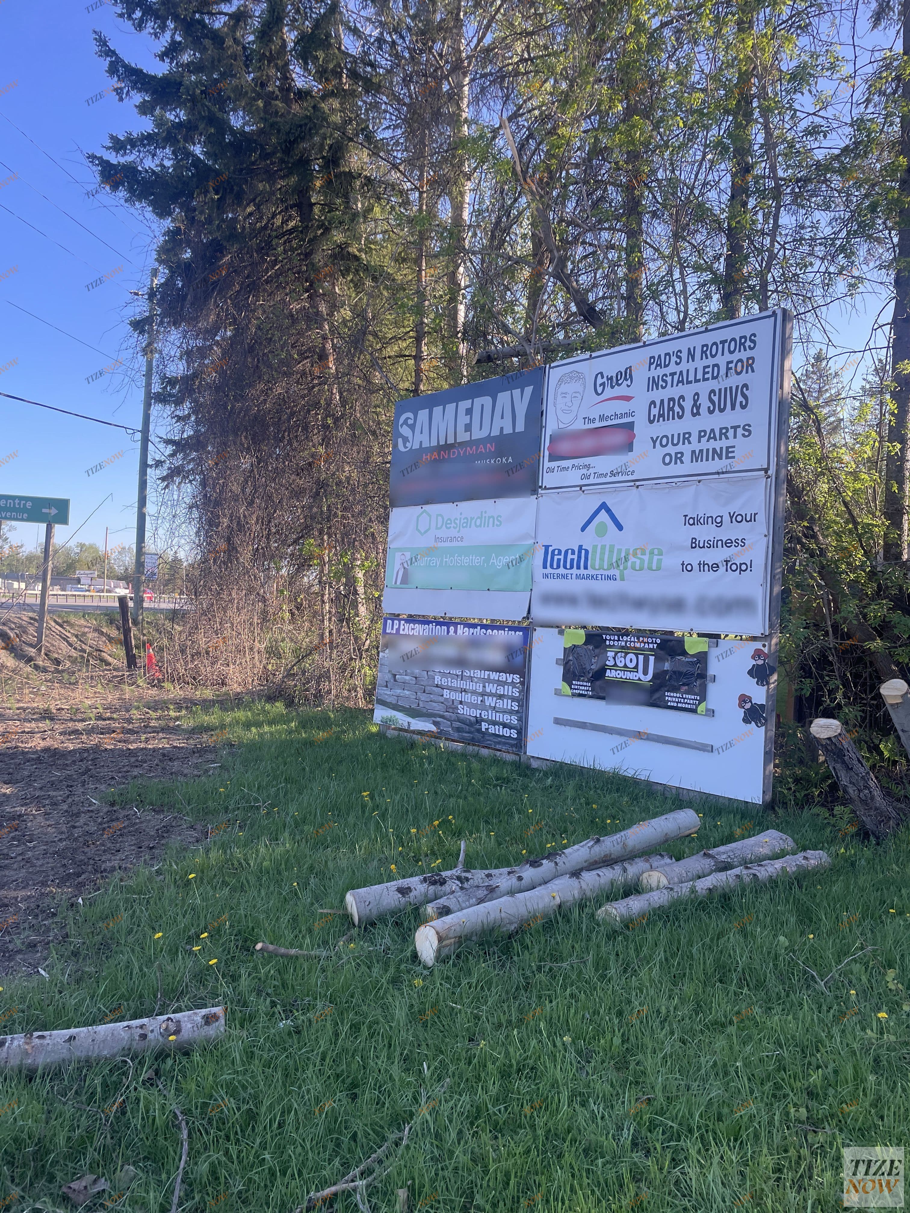 Billboard spot on  HWY 11 S